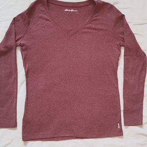 'Favorite' Long Sleeve V-Neck T-Shirt